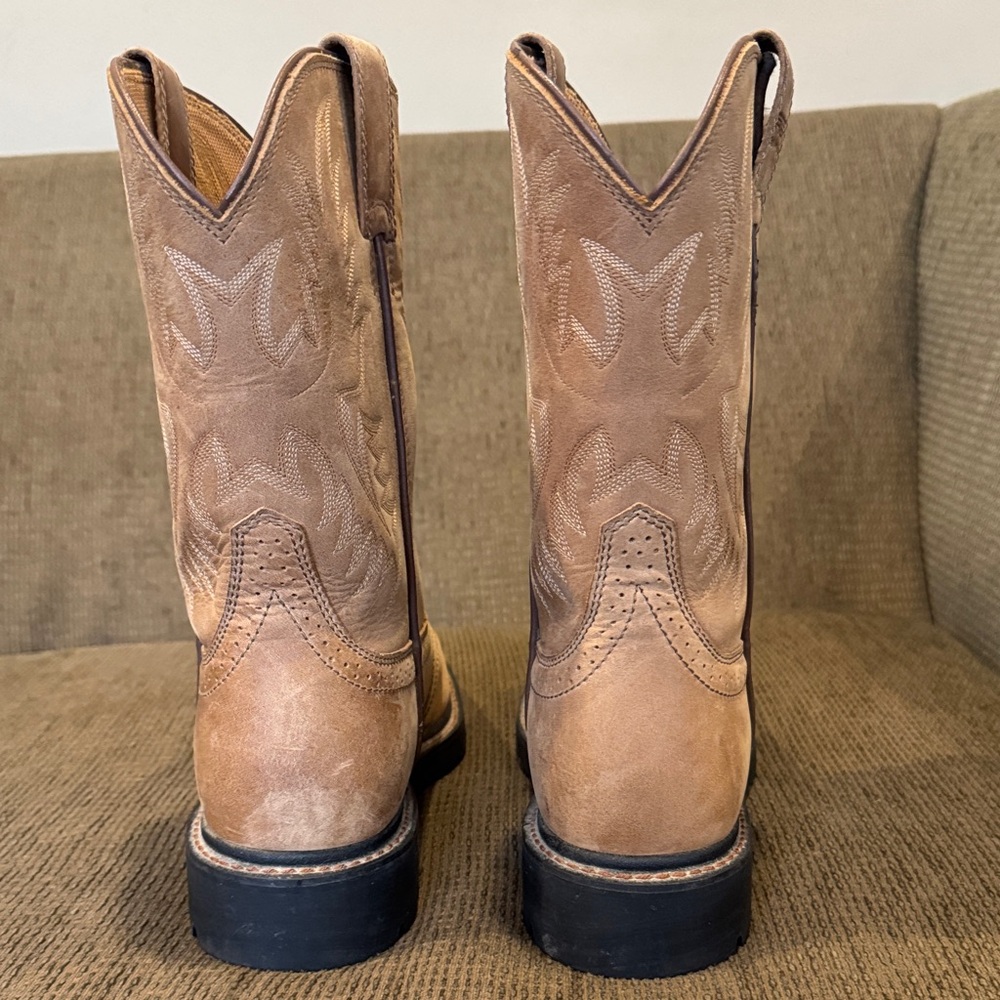 Ariat Men's Light Brown Western Boots - Picture 3 of 6